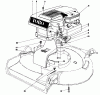 Toro 16113 - Whirlwind II Lawnmower, 1979 (9000001-9999999) Spareparts ENGINE ASSEMBLY MODEL 16277