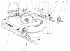 Toro 16277 - Whirlwind Lawnmower, 1979 (9000001-9999999) Spareparts HOUSING ASSEMBLY MODEL 16277