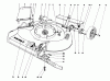 Toro 16155 - Whirlwind II Lawnmower, 1977 (7000001-7999999) Spareparts HOUSING ASSEMBLY MODEL 16287