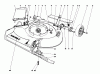 Toro 16287 - Whirlwind II Lawnmower, 1978 (8000001-8999999) Spareparts HOUSING ASSEMBLY MODEL 16287