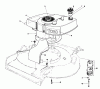 Toro 16165 - Lawnmower, 1980 (0000001-0999999) Spareparts ENGINE ASSEMBLY MODEL 16297