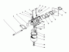 Toro 16202C - Lawnmower, 1988 (8000001-8999999) Spareparts CARBURETOR ASSEMBLY (MODEL NO. 47PH7)