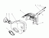 Toro 16202C - Lawnmower, 1988 (8000001-8999999) Spareparts MUFFLER ASSEMBLY (MODEL NO. 47PH7)