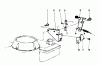 Toro 16212 - Lawnmower, 1990 (0000001-0999999) Spareparts BRAKE ASSEMBLY