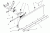 Toro 79150 - 42" Snow Blade, XL Series Lawn Tractor, 1994 (4900001-4999999) Spareparts BLADE ASSEMBLY