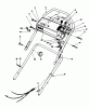 Toro 16212 - Lawnmower, 1990 (0000001-0999999) Spareparts HANDLE ASSEMBLY
