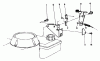 Toro 16212B - Lawnmower, 1992 (2000001-2999999) Spareparts BRAKE ASSEMBLY