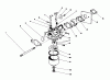 Toro 16212B - Lawnmower, 1993 (39000001-39999999) Spareparts CARBURETOR ASSEMBLY (MODEL NO. 47PN2-1)