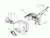 Toro 16212C - Lawnmower, 1988 (8000001-8999999) Spareparts MUFFLER ASSEMBLY (MODEL NO. 47PH-7)