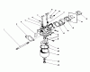 Toro 16212C - Lawnmower, 1989 (9000001-9999999) Spareparts CARBURETOR ASSEMBLY (MODEL NO. 47PJ8)