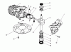 Toro 16212C - Lawnmower, 1989 (9000001-9999999) Spareparts CRANKSHAFT ASSEMBLY (MODEL NO. 47PJ8)