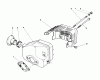 Toro 16212C - Lawnmower, 1989 (9000001-9999999) Spareparts MUFFLER ASSEMBLY (MODEL NO. 47PJ8)