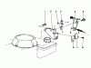 Toro 16212CG - Lawnmower, 1989 (9000001-9999999) Spareparts BRAKE ASSEMBLY