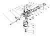 Toro 16212CG - Lawnmower, 1989 (9000001-9999999) Spareparts CARBURETOR ASSEMBLY (MODEL NO.47PJ8)