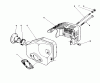 Toro 16212CG - Lawnmower, 1989 (9000001-9999999) Spareparts MUFFLER ASSEMBLY (MODEL NO. 47PJ8)