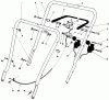 Toro 16776 - Lawnmower, 1990 (0000001-0999999) Spareparts HANDLE ASSEMBLY