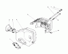 Toro 16212WG - Lawnmower, 1990 (0000001-0999999) Spareparts MUFFLER ASSEMBLY (MODEL NO. 47PK9)