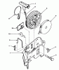 Toro 16297 - Lawnmower, 1983 (3000001-3999999) Spareparts REWIND STARTER NO. 590531