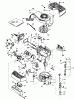 Toro 16299C - Lawnmower, 1987 (7000001-7999999) Spareparts ENGINE TECUMSEH MODEL NO. TNT 100-10100E