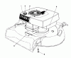 Toro 16300 - Lawnmower, 1980 (0000001-0999999) Spareparts ENGINE ASSEMBLY