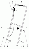 Toro 16300 - Lawnmower, 1982 (2000001-2999999) Spareparts HANDLE ASSEMBLY