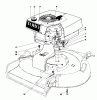Toro 16320 - Lawnmower, 1980 (0000001-0999999) Spareparts ENGINE ASSEMBLY