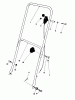 Toro 16340C - Lawnmower, 1986 (6000001-6999999) Spareparts HANDLE ASSEMBLY