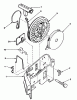Toro 16340C - Lawnmower, 1986 (6000001-6999999) Spareparts REWIND STARTER N0. 590531