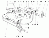 Toro 16370 - Whirlwind II Lawnmower, 1979 (9000001-9999999) Spareparts HOUSING ASSEMBLY MODEL 16390