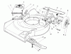 Toro 16401 - Side Discharge Mower, 1994 (4900001-4999999) Spareparts HOUSING ASSEMBLY