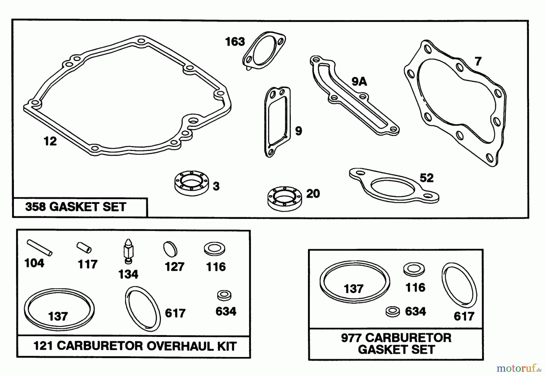  Toro Neu Mowers, Walk-Behind Seite 1 16403 - Toro Lawnmower, 1991 (1000001-1999999) ENGINE BRIGGS & STRATTON MODEL 122702-3171-01 #8