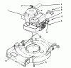 Toro 16410 - Lawnmower, 1993 (3900001-3999999) Spareparts ENGINE ASSEMBLY