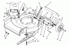 Toro 16410 - Lawnmower, 1993 (3900001-3999999) Spareparts HOUSING ASSEMBLY