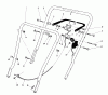Toro 16575 - Lawnmower, 1990 (0000001-0999999) Spareparts HANDLE ASSEMBLY