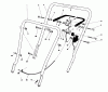 Toro 16575C - Lawnmower, 1989 (9000001-9999999) Spareparts HANDLE ASSEMBLY