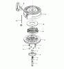 Toro 16575C - Lawnmower, 1989 (9000001-9999999) Spareparts REWIND STARTER NO. 590621