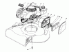 Toro 16585 - Lawnmower, 1987 (7000001-7999999) Spareparts ENGINE ASSEMBLY (MODEL NO. 47PG6) (USED ON UNITS WITH SERIAL NO. 7002105 & UP)