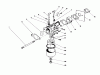 Toro 16585 - Lawnmower, 1988 (8000001-8004251) Spareparts CARBURETOR ASSEMBLY (MODEL NO. 47PH7)