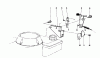 Toro 16585C - Lawnmower, 1989 (9000001-9999999) Spareparts BRAKE ASSEMBLY
