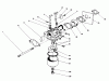 Toro 16585C - Lawnmower, 1989 (9000001-9999999) Spareparts CARBURETOR ASSEMBLY (MODEL NO. 47PJ8)
