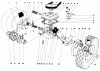 Toro 16655 - Lawnmower, 1977 (7000001-7999999) Spareparts GEAR CASE ASSEMBLY