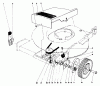 Toro 16756 - Lawnmower, 1978 (8000001-8999999) Spareparts FRONT WHEEL AND PIVOT ARM ASSEMBLY