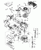 Toro 16770 - Lawnmower, 1983 (3000001-3999999) Spareparts ENGINE TECUMSEH MODEL NO. TNT 100-10084E