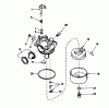 Toro 16775 - Lawnmower, 1988 (8000001-8022965) Spareparts CARBURETOR NO. 632098