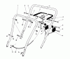 Toro 16775 - Lawnmower, 1988 (8022966-8999999) Spareparts HANDLE ASSEMBLY