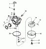 Toro 16775 - Lawnmower, 1989 (9000001-9999999) Spareparts CARBURETOR NO. 632098