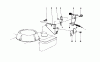 Toro 16785 - Lawnmower, 1986 (6000001-6999999) Spareparts BRAKE ASSEMBLY (USED ON UNITS WITH SERIAL NO. 6004102 & UP)