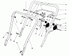 Toro 16785 - Lawnmower, 1987 (7000001-7999999) Spareparts HANDLE ASSEMBLY