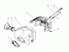 Toro 16785 - Lawnmower, 1988 (8000001-8007011) Spareparts MUFFLER ASSEMBLY (MODEL NO. 47PH7)