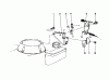 Toro 16785 - Lawnmower, 1988 (8007012-8999999) Spareparts BRAKE ASSEMBLY